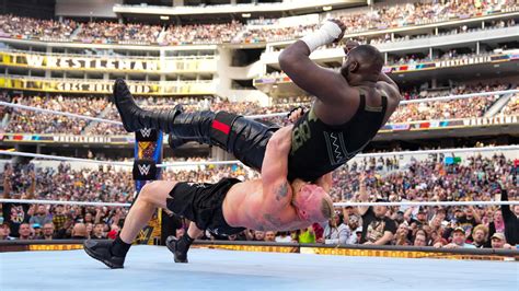 versus brock lesnar|brock lesnar vs omas.